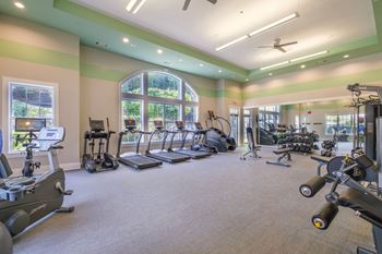 Fitness & cardio center with free weights